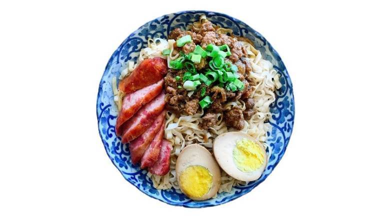 Preserved Pork & Sausage Dry Noodles (香腸滷肉乾拌麵)